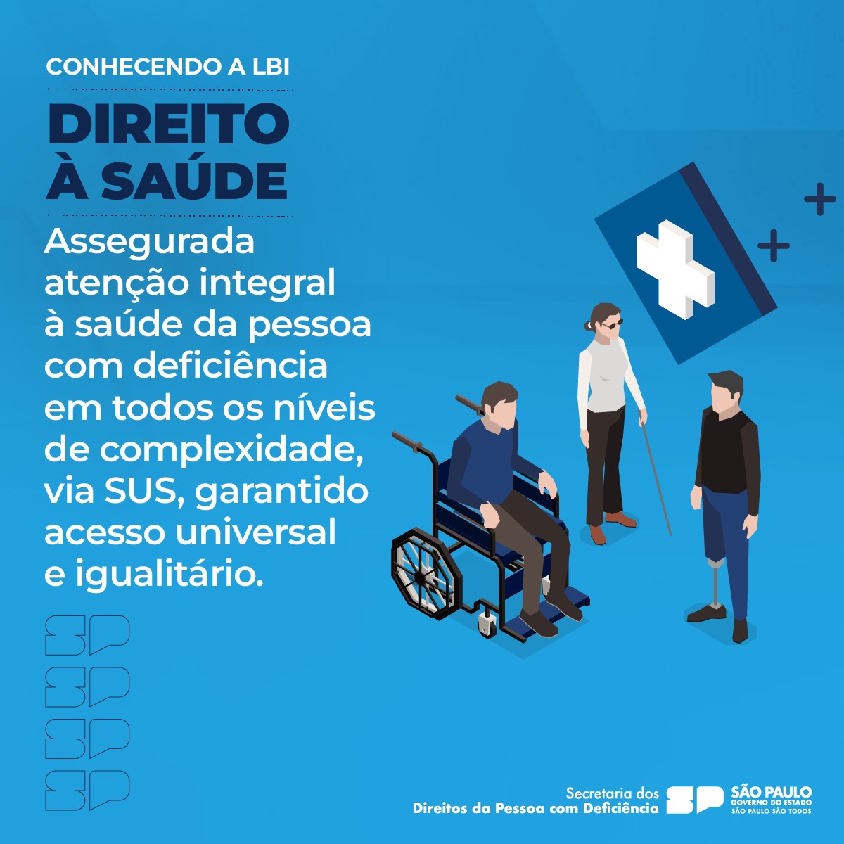 deficiencia_SP's tweet image. LBI | Na semana de aniversário da Lei Brasileira de Inclusão, vamos falar hoje sobre o direito à saúde, destacado na lei. 

🔗 Conheça os programas e ações da SEDPcD: pessoacomdeficiencia.sp.gov.br

#LBI #LeiBrasileiraDeInclusão #PessoaComDeficiênciaSP