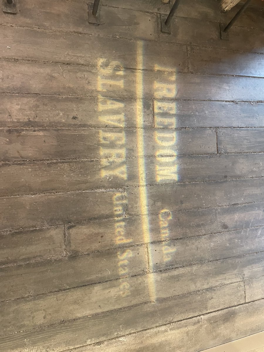 DDemosiuk's tweet photo. It’s not a vacation with me if we don’t explore history. The Cararact House’s waiters were undercover heroes. Later we are going to a church where Harriet Tubman brought people. @NFUGRR #teachtruth #undergroundrailroad #untoldstories #nerdmom https://t.co/Aol71uIW9k