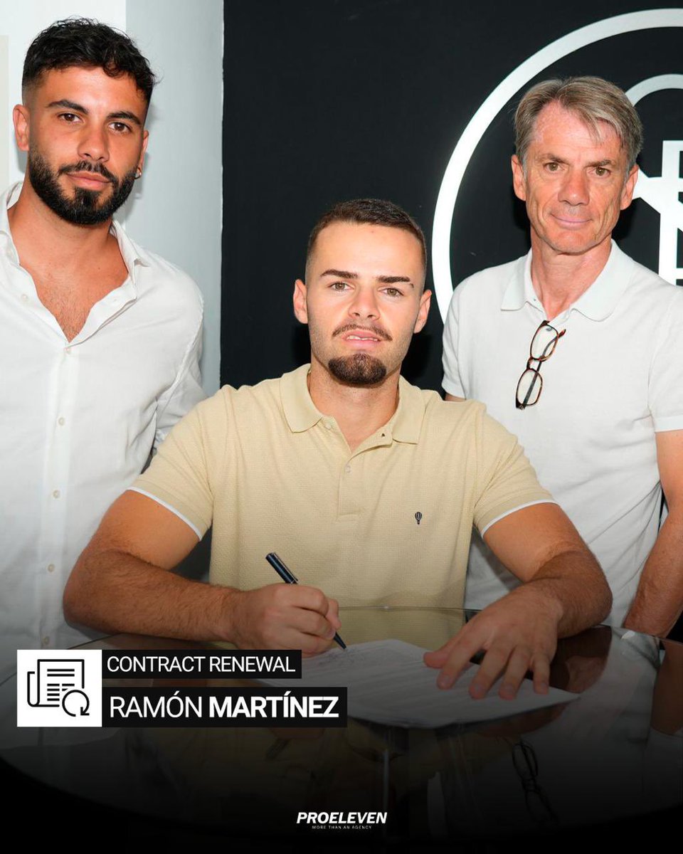 Ramón Martínez has renewed his contract with Sevilla FC. 💪 Congrats Ramón! 👏👏👏
#ProEleven #WeArePro #MoreThanAnAgency