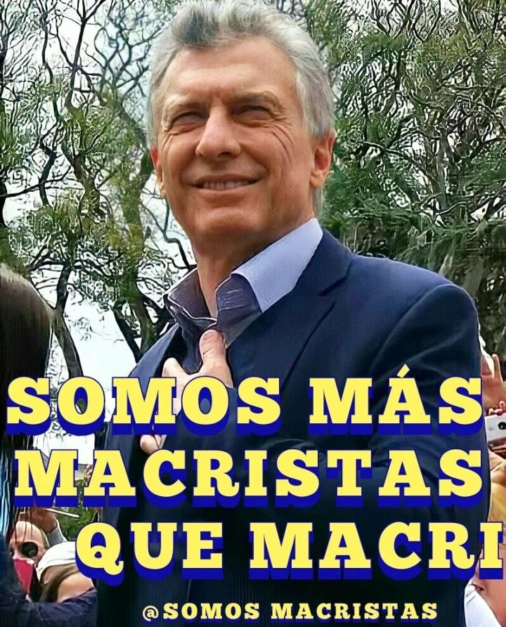 1364Maru's tweet photo. @vialejonatan @mauriciomacri @PatoBullrich @JMilei @proargentina https://t.co/zSKd3Vumrm