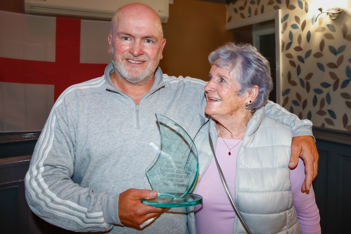 Last week receiving a great award from Lostock St Gerards U13 Girls team for being their photographer. Really glad my Mother was there to see it.