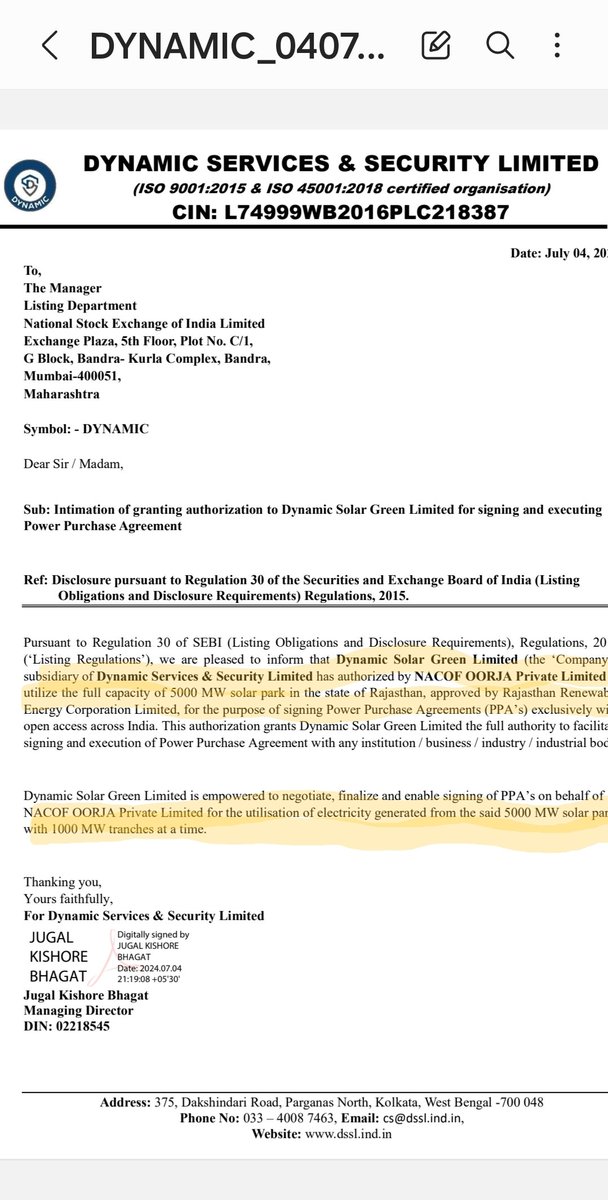 smesmartmoney's tweet photo. Many have serious doubts on execution capability of #Dynamic
Do read the two attached screenshot. Reading gives you knowledge 😜
1️⃣ 𝐏𝐨𝐰𝐞𝐫 𝐏𝐮𝐫𝐜𝐡𝐚𝐬𝐞 𝐀𝐠𝐫𝐞𝐦𝐞𝐧𝐭
2️⃣ 𝐀𝐜𝐪𝐮𝐢𝐬𝐢𝐭𝐢𝐨𝐧
If still in doubt, lets talk about this after one year. 🤝 https://t.co/vou1izLfi4