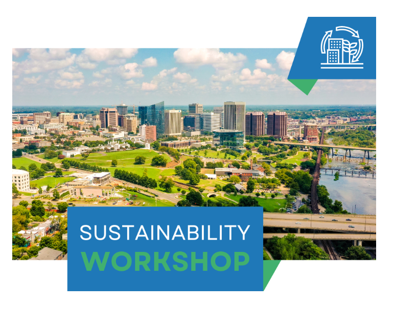 <a href="/rvagreen2050/">RVAgreen2050</a> has a new Sustainability Guide to help Richmonders on their journey toward more sustainable lifestyles! To get started, register for a Sustainability Workshop on July 25, Aug 14, or Aug 21 for an orientation on how to use the guide. RSVP: shorturl.at/x31NS