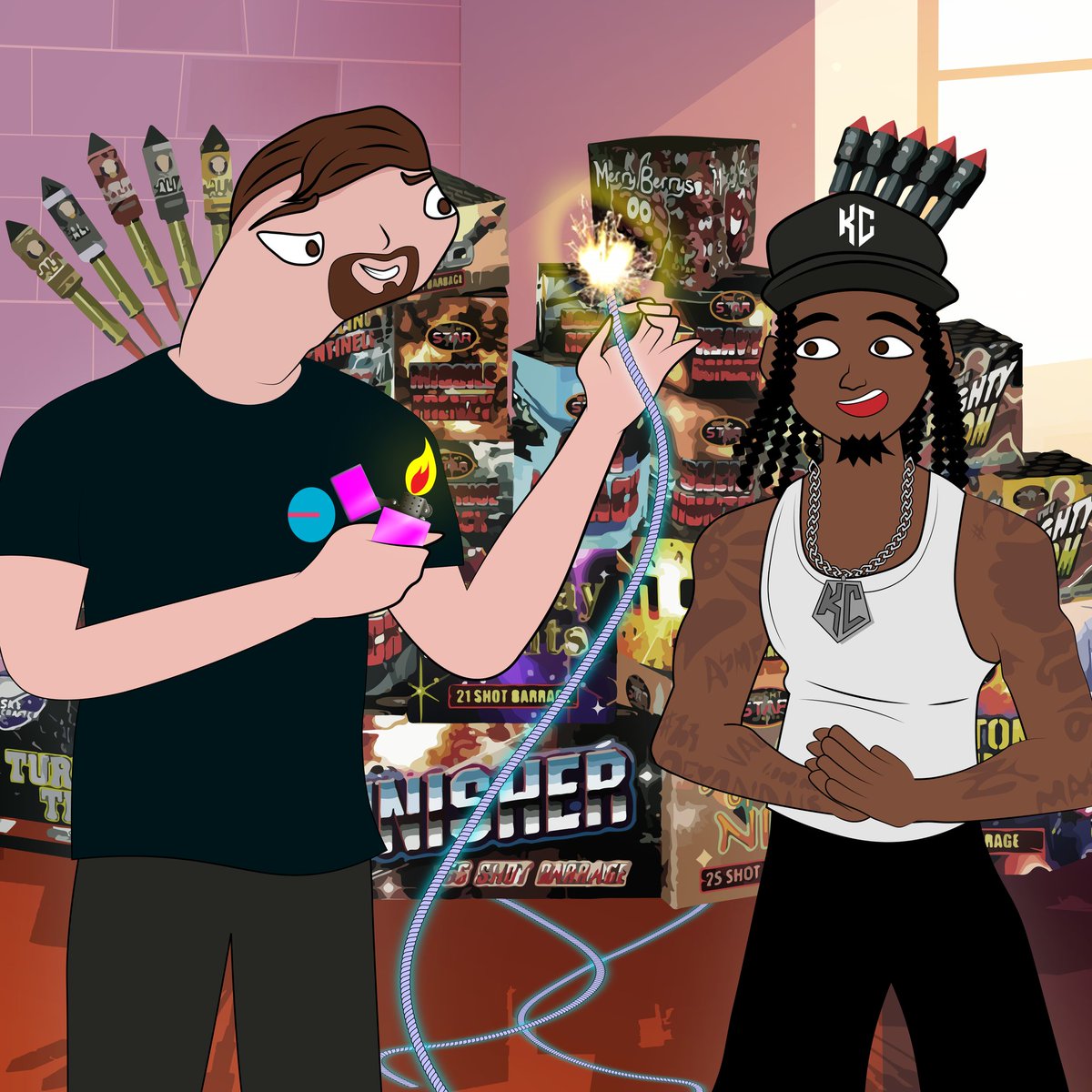 Happy 4th of July!  $MRBASED is firing up the grill AND donating to rebuild @kaicenat 's home after that firework mishap. Let's celebrate freedom and help our community!  
#MrBasedGivesBack #mrbeastmemes #shopmrbeast #mrbeastyt