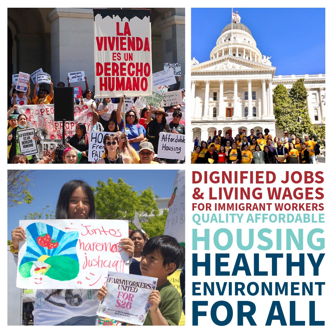 Our work together — 
bringing dignified jobs and living wages for immigrant workers, making housing a human right, and ensuring a healthy environment for everyone —
are all necessary precursors in making the democratic values we espouse closer to a reality for all.