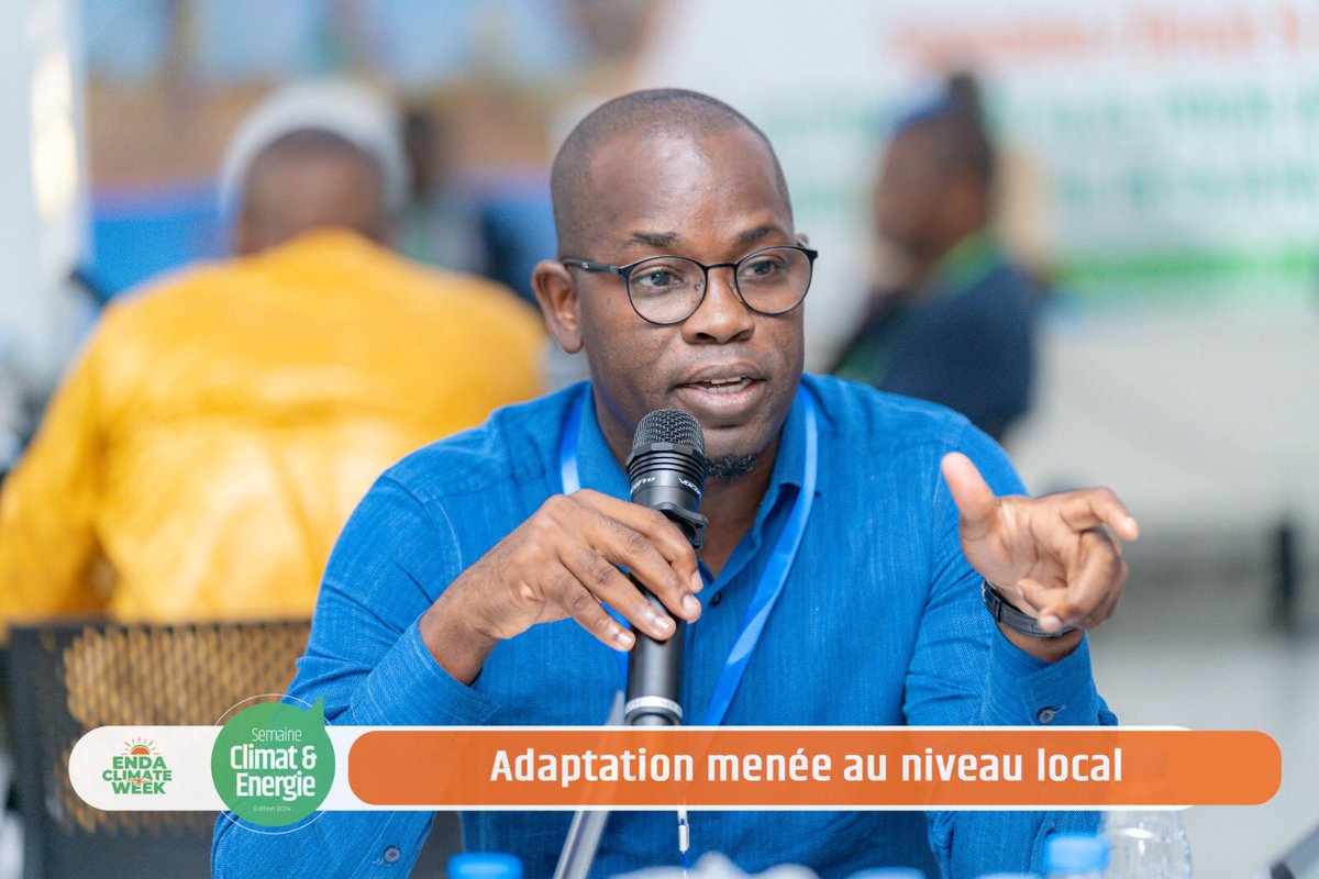 #EndaClimateWeek2024 

“L’Etat doit s’élever à la hauteur de la complexité du captage des fonds du climat. Si l’Etat peine, les collectivités territoriales n’espèreront pas être compétitive.”  <a href="/Bousall/">Moussa Elimane Sall</a> de <a href="/BIC_Updates/">Bank Information Center</a>

#AJJCemman

<a href="/PR_Diomaye/">Bassirou Diomaye Faye</a> <a href="/SonkoOfficiel/">Ousmane Sonko</a> <a href="/medd_gouv_sn/">M E D D du Sénégal</a>