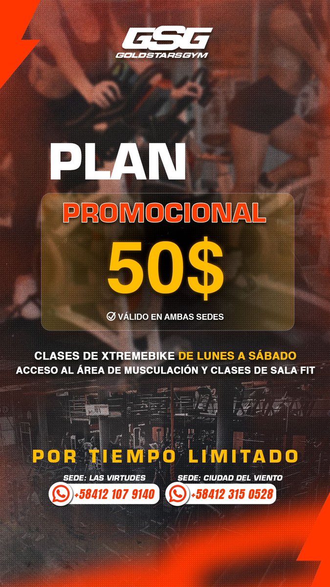 GoldStarsGym's tweet photo. Únete a nosotros y pedalea con entusiasmo 😍 https://t.co/te5RS88d7G