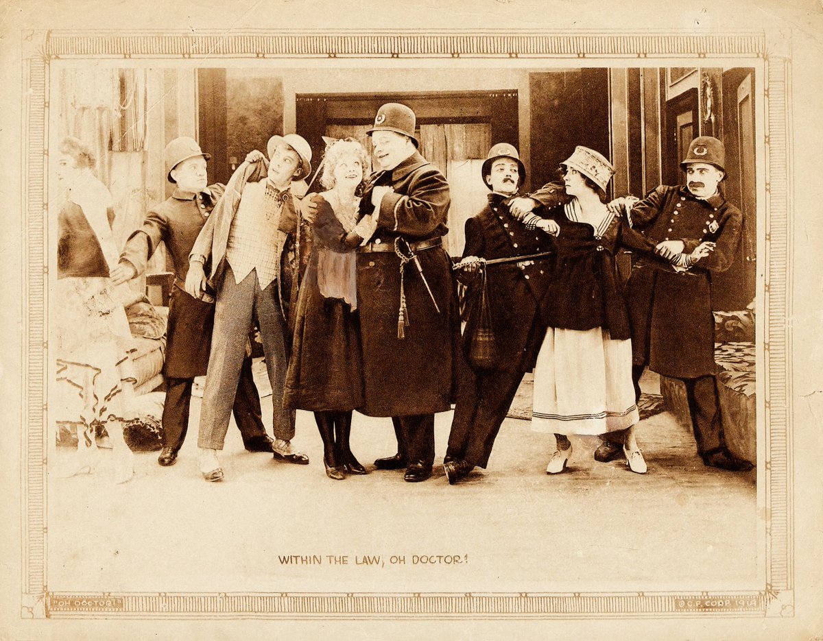 1919, re-issue lobby card, includes Buster Keaton, Fatty Arbuckle and Al St. John in 𝐎𝐇 𝐃𝐎𝐂𝐓𝐎𝐑! (1917)  💣 #ᵇᵤSₜᵉᵣkₑᵃtᵒₙ #ᵈAᵐfⁱₙᵒ #ₛⁱlᵉₙᵗfⁱLᵐ #ₛⁱₗEₙtᶠᵢˡₘˢ 💣
