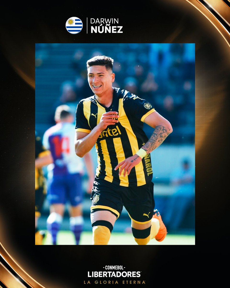 ⚫🟡🇺🇾 Un goleador nacido en <a href="/OficialCAP/">PEÑAROL</a>: Darwin Núñez, de brillar en la CONMEBOL #Libertadores a ilusionar a <a href="/AUFOficial/">AUF</a> en la <a href="/CopaAmerica/">CONMEBOL Copa América™️</a>. 

#GloriaEterna