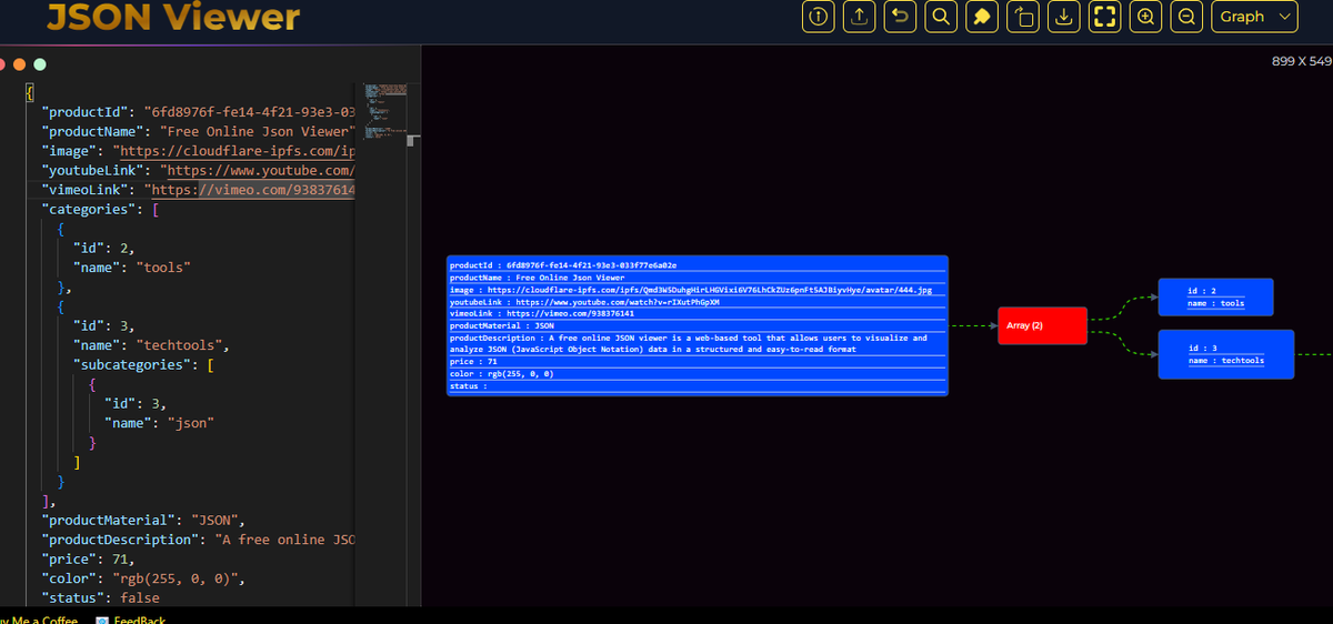 BlitzBug98's tweet image. New look coming soon 🔥🔥
#ComingSoon #jsonviewer #techtools #weekly #update #Tools #json #graph #visualizer #nextjs #flow