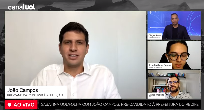 "Meu foco é na reeleição em 2024", diz João sobre eventual projeto em 2026 - Acompanhe as últimas notícias no Blog da Folha -> folhape.com.br/colunistas/blo…