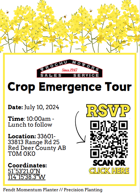 Call or text us at 403-442-3866 to register for our crop emergence tour!