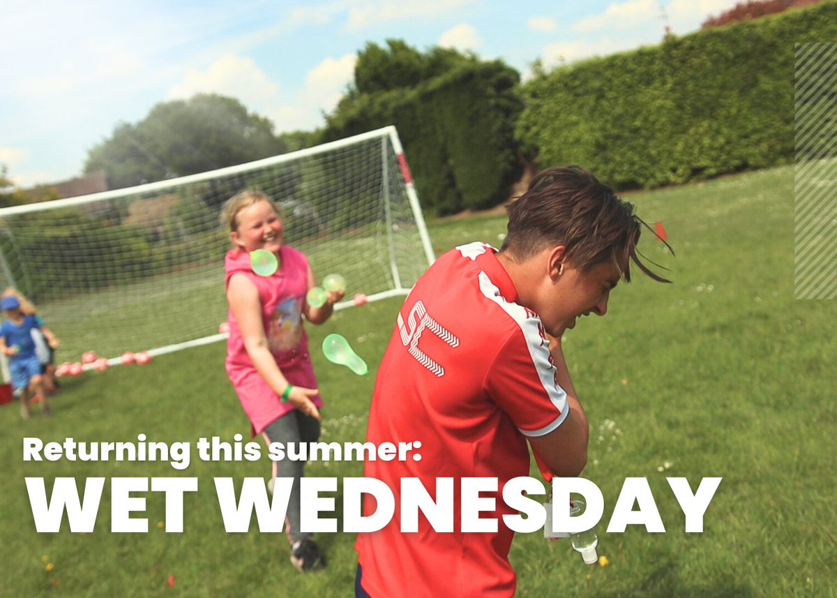Wet Wednesday is back! 

Your favourite day of the week is back, Wet Wednesday returns this summer, EVERY Wednesday!

That's 5 Wet Wednesdays throughout the summer holidays 😵💦

Book your Wet Wednesday: 🔎 bit.ly/4cNkXan 

#Summerholidayclubs #HolidayClubs