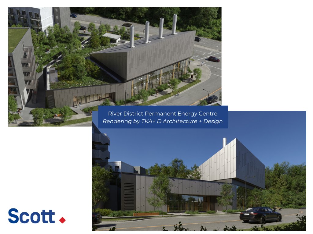 Exciting progress is being made on our River District Permanent Energy Centre project! This innovative project will supply heat to the River District neighborhood in Vancouver by distributing hot water through a network of underground pipes.