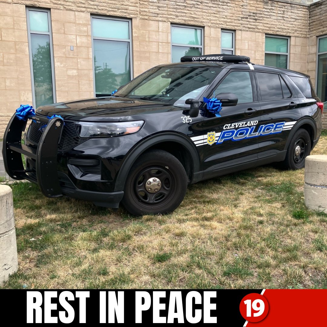 cleveland19news's tweet photo. The cruiser operated last night by fallen Officer Jamieson Ritter has been placed outside the Cleveland Police Third District headquarters. There is a growing memorial there. May he rest in peace 🕊🕊🕊
https://t.co/CykRcNr2Yc https://t.co/6Adwss8isd