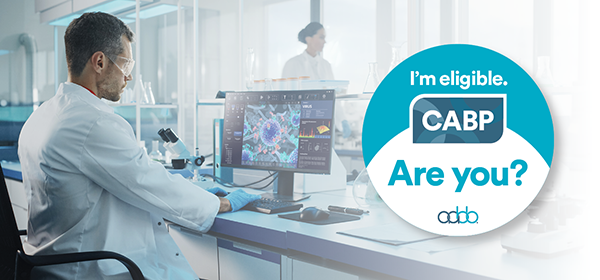 AABB's tweet photo. Unlock your team’s potential with the #AABBcabp credential, the first and only certficiation for biotherapies professionals! 🔓  

Check your eligibility 👉 https://t.co/7771IQ7Edx 

Learn more 👉 https://t.co/XClO7ziUZj https://t.co/1ABW7YK5O1