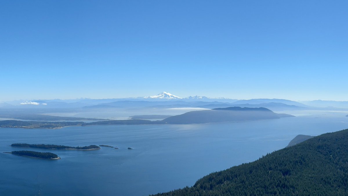 Nothing like the view from Mt. Constitution on Independence Day.  #PNW #4thofJuly  #orcas