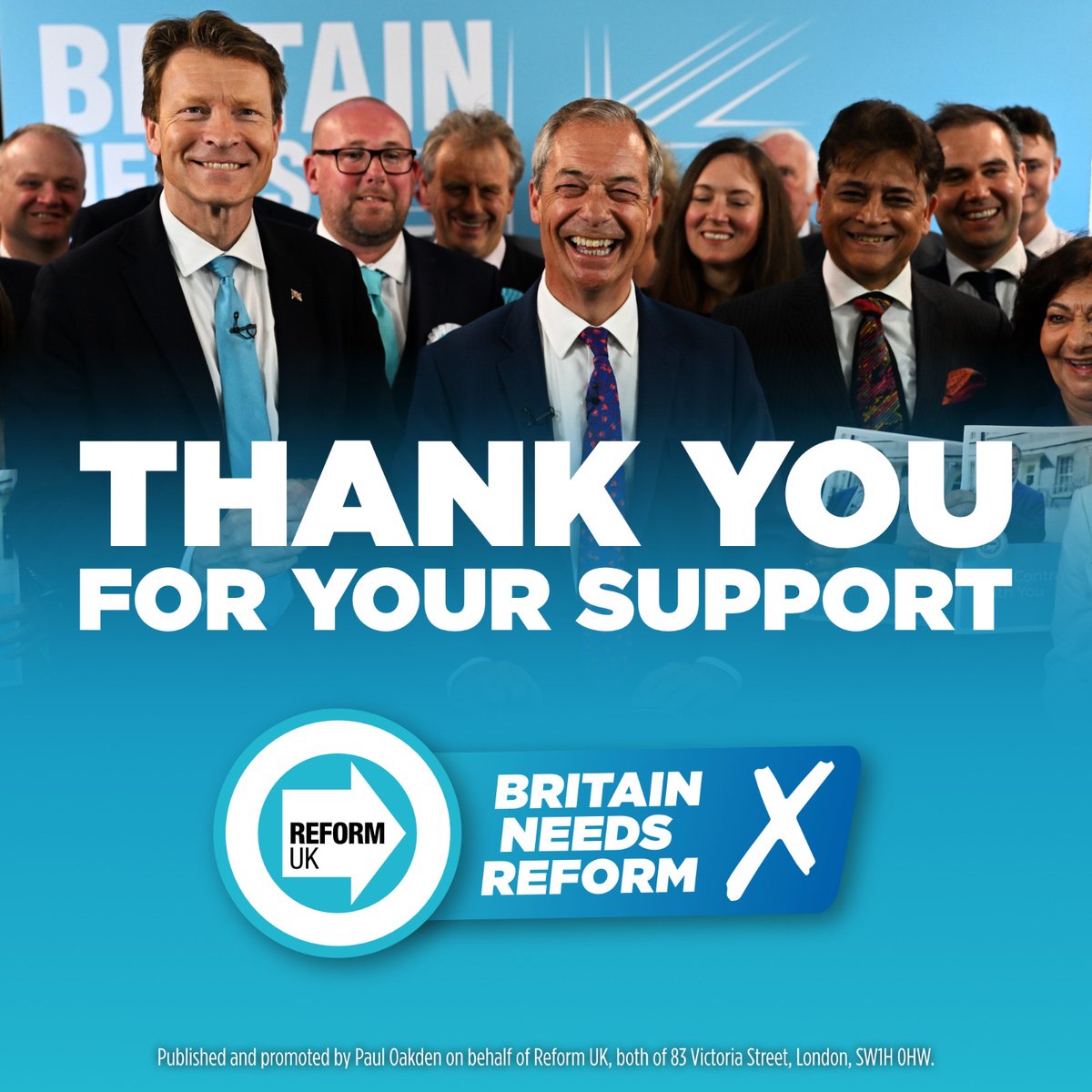 Reform UK tweet media