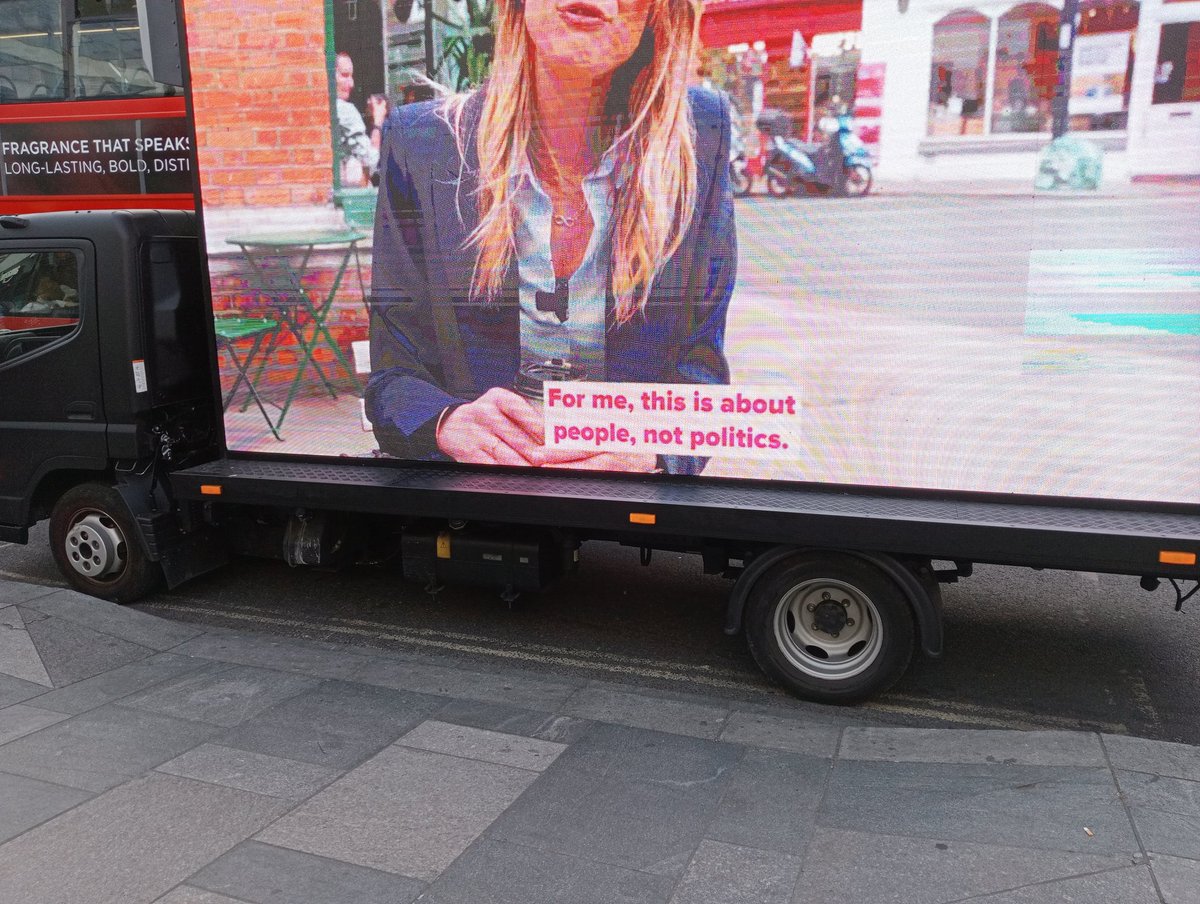 Chas Warlow Green Party (@chaswarlow) on Twitter photo Conservative video billboard parked on a double yellow line and with engine idling. <a href="/LBRUT/">Richmond Council</a> - any response? <a href="/RTGreenParty/">Richmond & Twickenham Green Party</a> <a href="/RichmondStreets/">Richmond Living Streets</a> Conservative video billboard parked on a double yellow line and with engine idling. <a href="/LBRUT/">Richmond Council</a> - any response? <a href="/RTGreenParty/">Richmond & Twickenham Green Party</a> <a href="/RichmondStreets/">Richmond Living Streets</a>