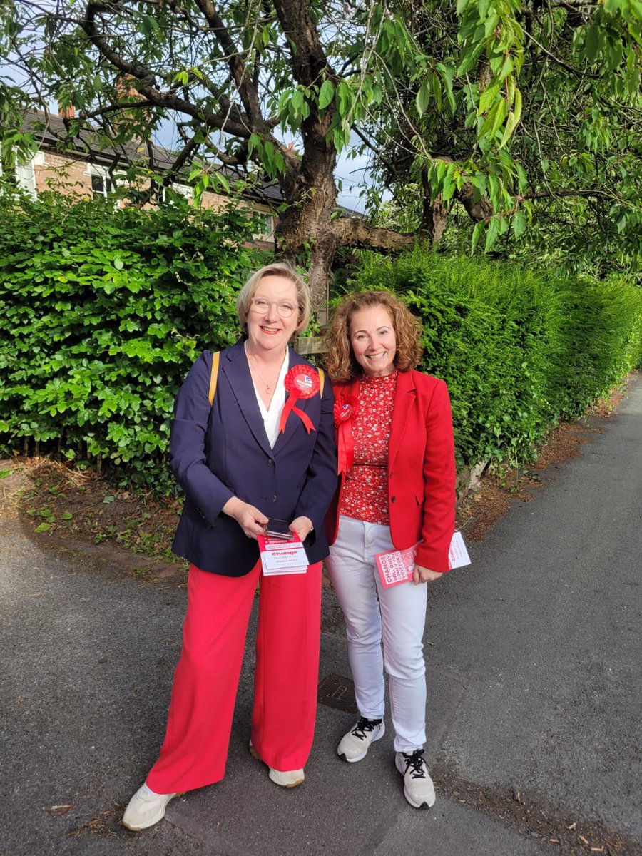 The prediction is that we will have a Labour government on Friday. 
Make sure that your MP has a place in that government to deliver what matters to you 
Vote Angeliki 
Vote @SamDixon4CNaN 
Vote Labour 
#Chester #ChesterSouth #Eddisbury