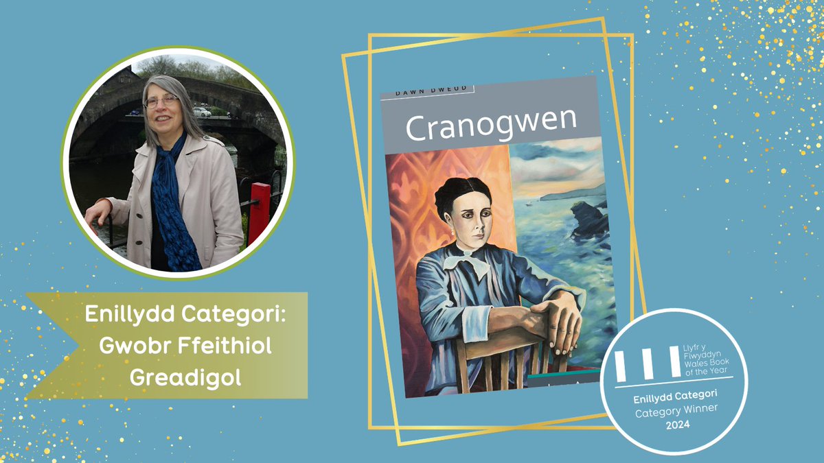 🌟 ENILLYDD Gwobr Ffeithiol Greadigol Llyfr y Flwyddyn 2024 🌟

Cranogwen, Jane Aaron (<a href="/GwasgPrifCymru/">Gwasg Prifysgol Cymru</a>)
#LLYF24