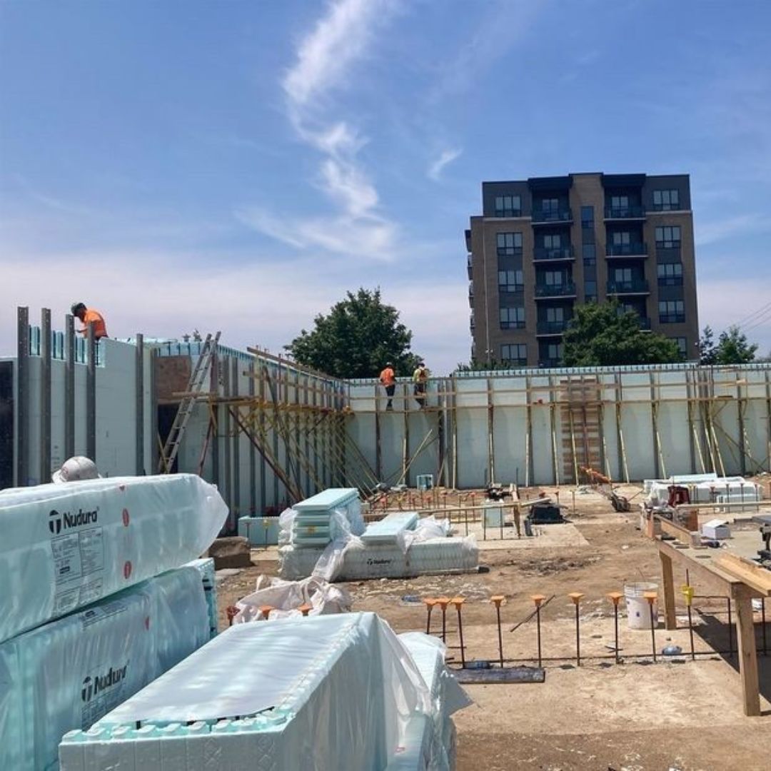 FastformICF's tweet image. Lots of progress at Alder Concrete Group&apos;s Cambridge site, an 8-storey residential building at Greenbrier and Myers Road. Keep up the great work guys!

#Fastform #Nudura #alderconcrete #alderconcretegroup #concrete #concretework #icf #icfconstruction #buildingmaterials