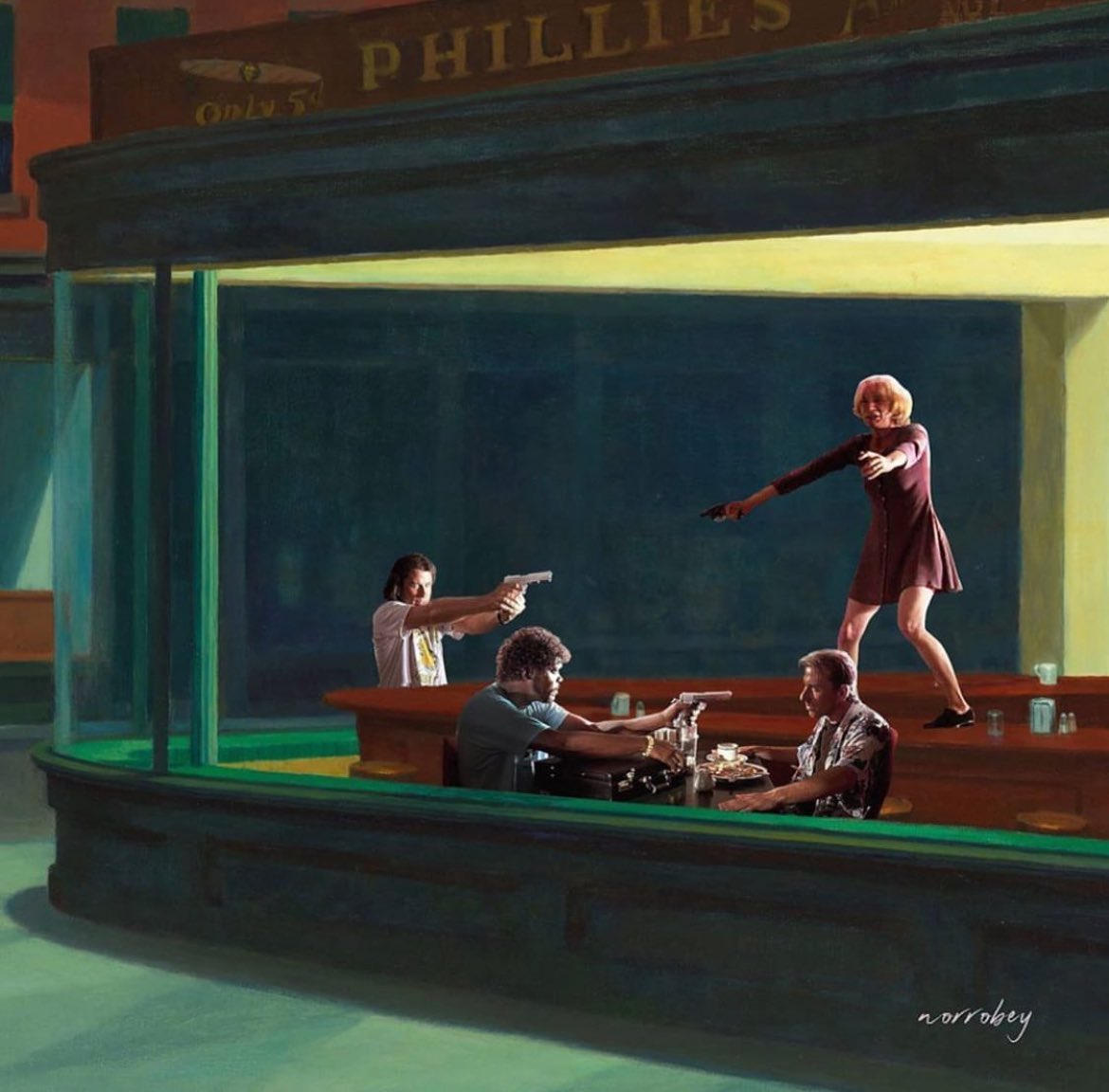 Quizás, ha sido el pintor que más ha influido en la historia del séptimo arte: Edward Hopper (1882-1967).
Hilo aquí, de hasta que punto lo ha hecho👇🏼🧵♥️