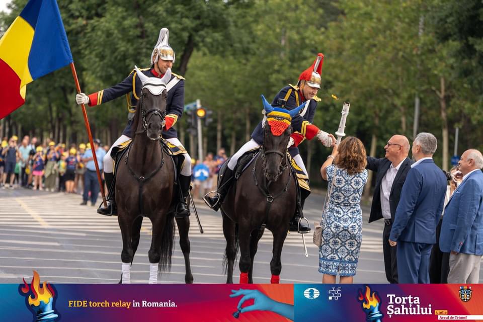 European Chess Union (@ecuonline) on Twitter photo FIDE 100 Torch Relay arrived today at the Triumphal Arch in Bucharest, Romania! <a href="/FIDE_chess/">International Chess Federation</a>
ECU President Mr. Zurab Azmaiparashvili, ECU Deputy President and Deputy Chair of the FIDE Management Board Ms. Dana Reizniece-Ozola, ECU Treasurer Mr. Ion-Serban Dobronauteanu, FIDE 100 Torch Relay arrived today at the Triumphal Arch in Bucharest, Romania! <a href="/FIDE_chess/">International Chess Federation</a>
ECU President Mr. Zurab Azmaiparashvili, ECU Deputy President and Deputy Chair of the FIDE Management Board Ms. Dana Reizniece-Ozola, ECU Treasurer Mr. Ion-Serban Dobronauteanu,