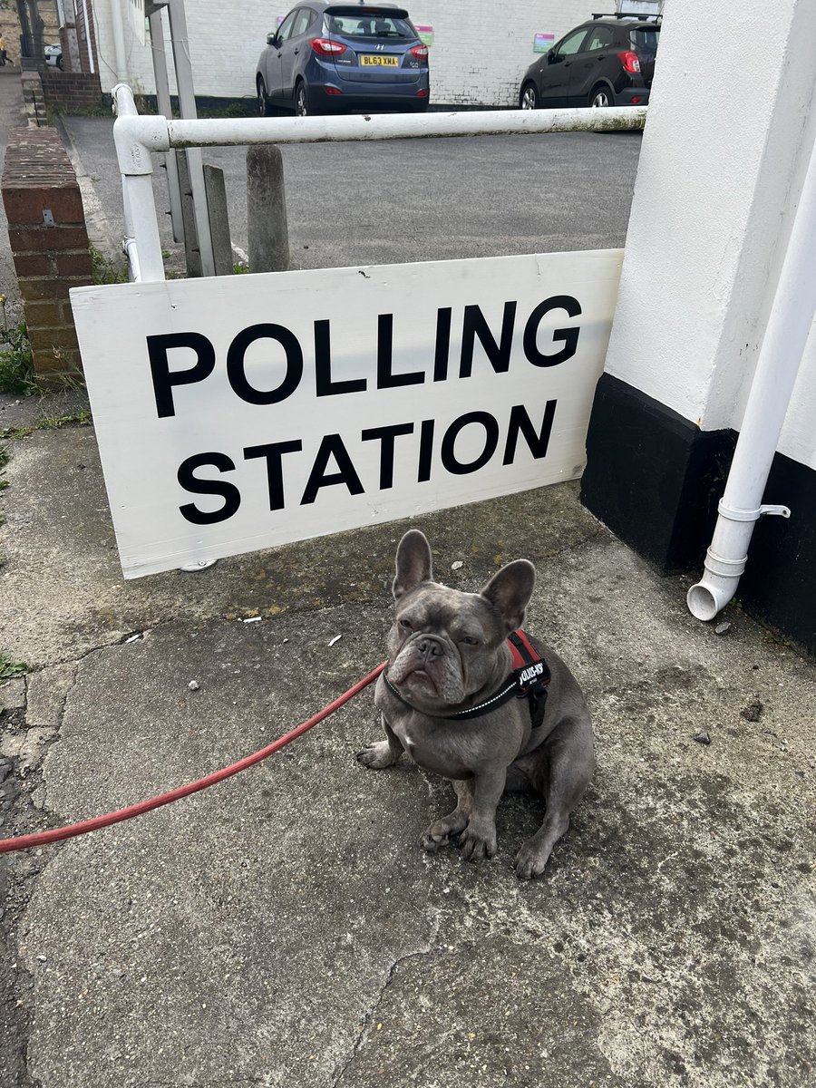 General Election time so…. #DogsAtPollingStations