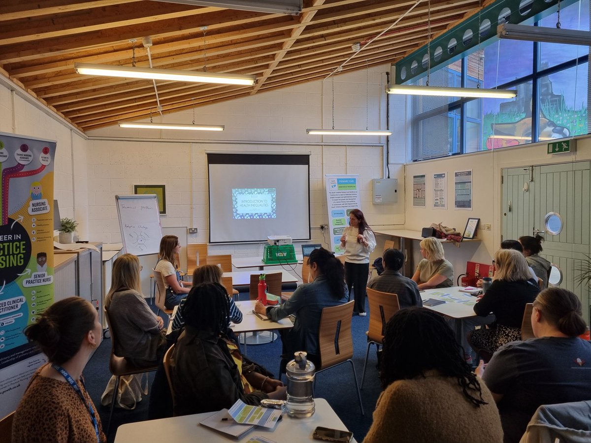 A truely thought-provoking and inspirational session by Blerta Ilazi and colleagues on Health Inequalities this morning for some of the followers of the advanced practice support programme. Thank you 🙏
<a href="/Sarahfish37/">Sarah Fisher</a> @restoreprograme