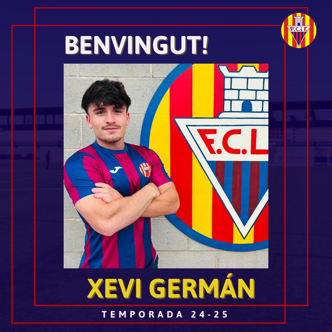 FCLESCALA's tweet photo. ✍️🆕️𝘽𝙀𝙉𝙑𝙄𝙉𝙂𝙐𝙏 𝙓𝙀𝙑𝙄! @xevigerman

👤Xevi Germán s'incorpora al projecte! El mitjapunta arriba procedent del @palamoscf

🌪🦾Xevi destaca per la seva potència, capacitat d'atacar els espais i hàbils conduccions per superar línies.

🏘 Ara l'Escala és casa teva! https://t.co/WzfKjXRriN