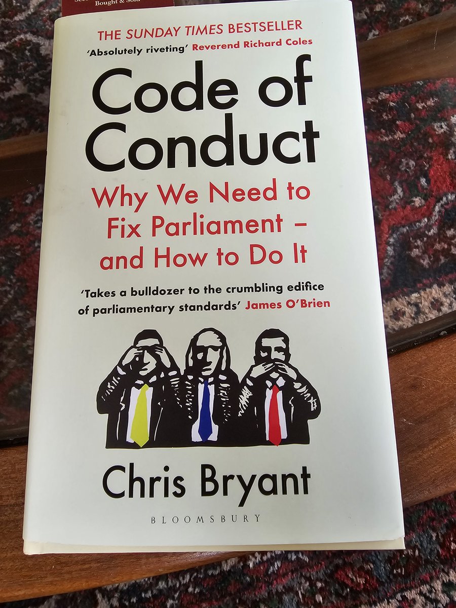 I ❤️ election nights &amp; will be staying up into the dawn as always. 

We've done our civic duty &amp; voted &amp; now reading <a href="/RhonddaBryant/">Chris Bryant</a> excellent book Code of Conduct - reminding us that when corruption reigns, our democracy fails. 

I still have hope.

#GeneralElection2024