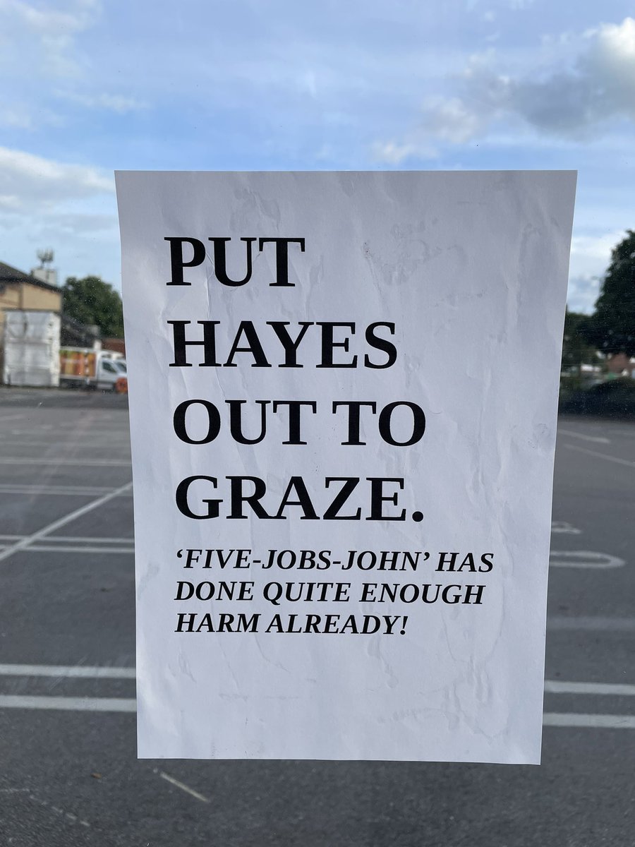 The guerrilla campaigning going on in the Sainsbury’s car park #Elections2024