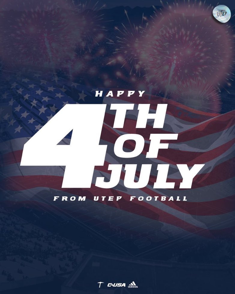 Thank you for the love <a href="/UTEPCoachCJones/">Chris Jones</a> Happy 4th🇺🇸