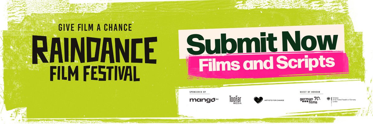 Submissions for #Raindance2025 are now open!

Send us your film or script, we want to see you on the big screen next year.

raindance.org/festival/submi…