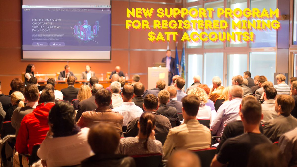 Exciting Update: New Support Program for Registered MINING $ATT Accounts! 🎉
New Support Program Details
Starting from July 10, 2024, all accounts that have registered for MINING $ATT:
- 30% APOIN 
- 70% ATT Holding
youtube.com/watch?v=27L5b0…