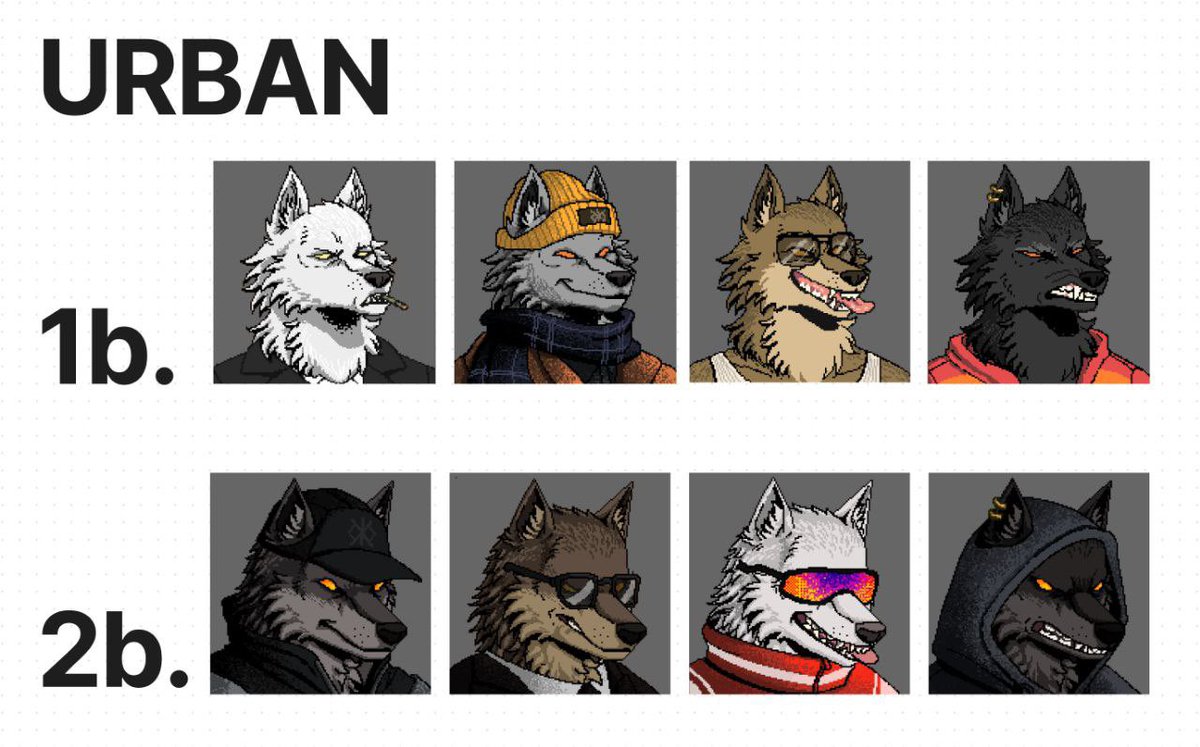 Werewolves are coming!

After multiple sketches and a lot of hard work in collaboration with <a href="/Proxyon42/">Proxyon 42</a>, we're thrilled to present the first sneak peeks of the upcoming Werewolf collection, the 2nd reward for #RuneDoor and $LOBO holders!

This is the 1st phase!

#RuneDoor and