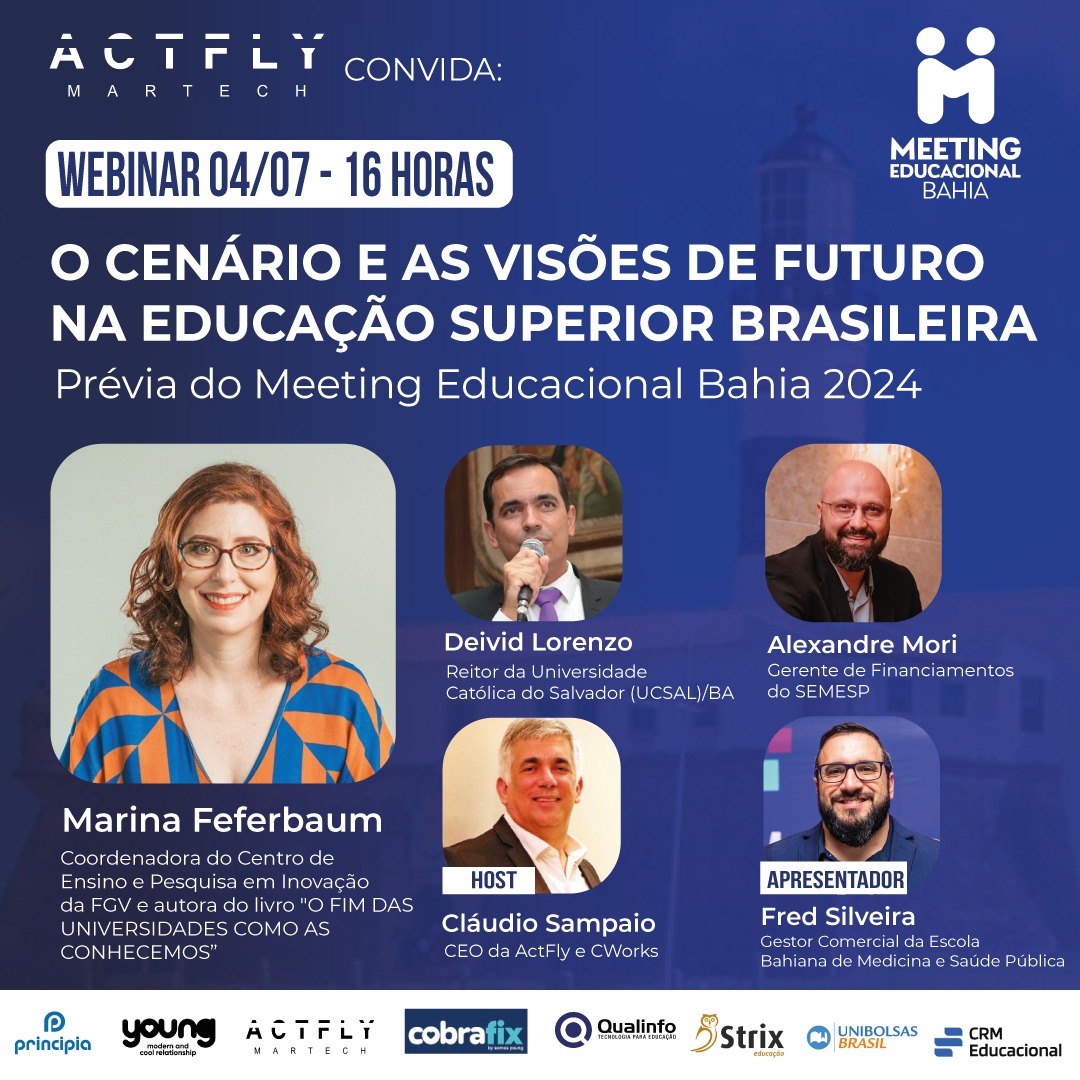 Não perca: o Webinar "O Cenário e as Visões de Futuro na Educação Superior Brasileira" acontece hoje, às 16h. 

Faça a sua inscrição e acompanhe o evento: contato-rdsm-site-207.rds.land/lpmeeting040724