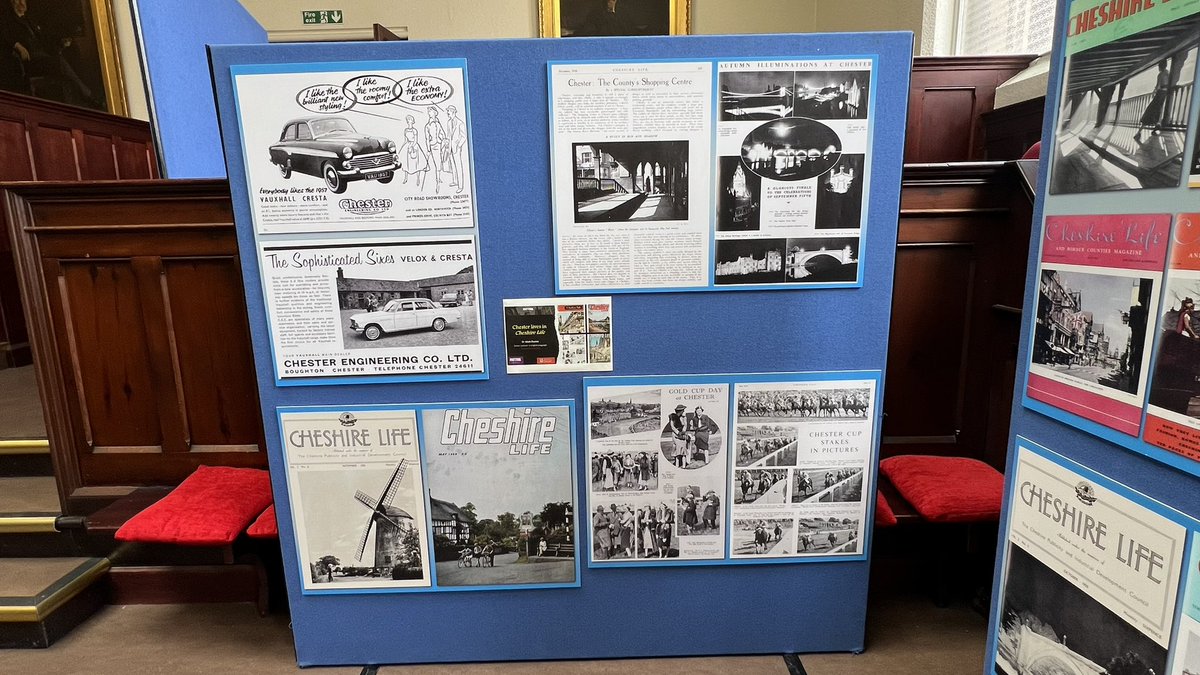 Thanks to everyone who turned up to my ‘Chester lives in Cheshire Life’ presentation today at the <a href="/uochester/">University of Chester</a> Festival of Ideas. Met some great people! Associated exhibition in the Courtroom - it’s a just cause!  <a href="/cheshirelife/">Cheshire Life</a> #ChesterFestivalOfIdeas. <a href="/UoCEnglish/">UoC English</a>
