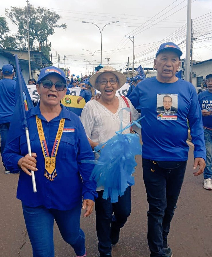 #4Jul Con multitudinaria marcha en avenidas de Pto Ayacucho arrancó desde hoy a través de #UNTAmazonas la #CampañaElectoral con <a href="/EdmundoGU/">Edmundo González</a> a la Presidencia de la República a #24Dias para las elecciones del #28Jul
#SomosUNT
#UNTXVzla
#UnidosParaVotar
<a href="/LiborioGuarulla/">Liborio Guarulla</a>
<a href="/partidoUNT/">Un Nuevo Tiempo</a>