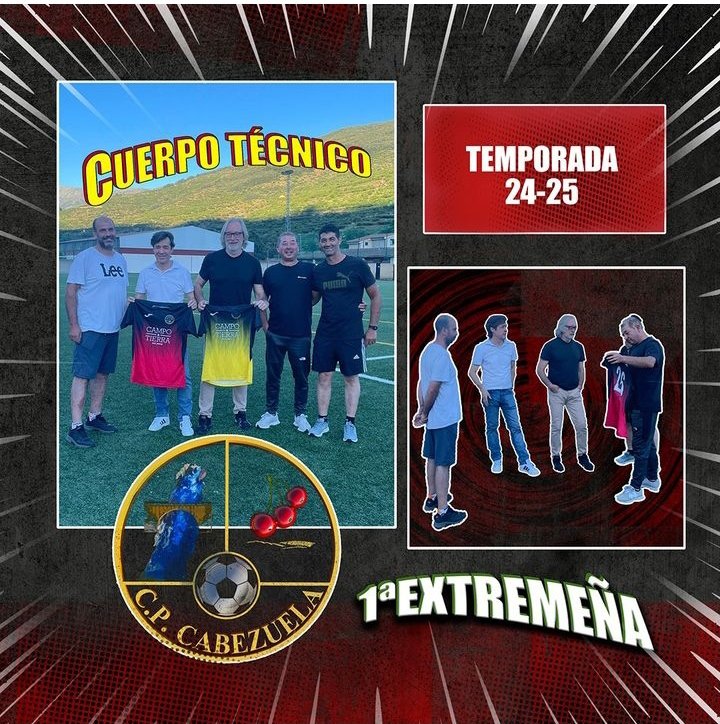 Banquillo 1°Extremeña 

Manolo Hoyas Nuevo entrenador del <a href="/CabezuelaCP/">C.P.Cabezuela</a> para la temporada 24/25
