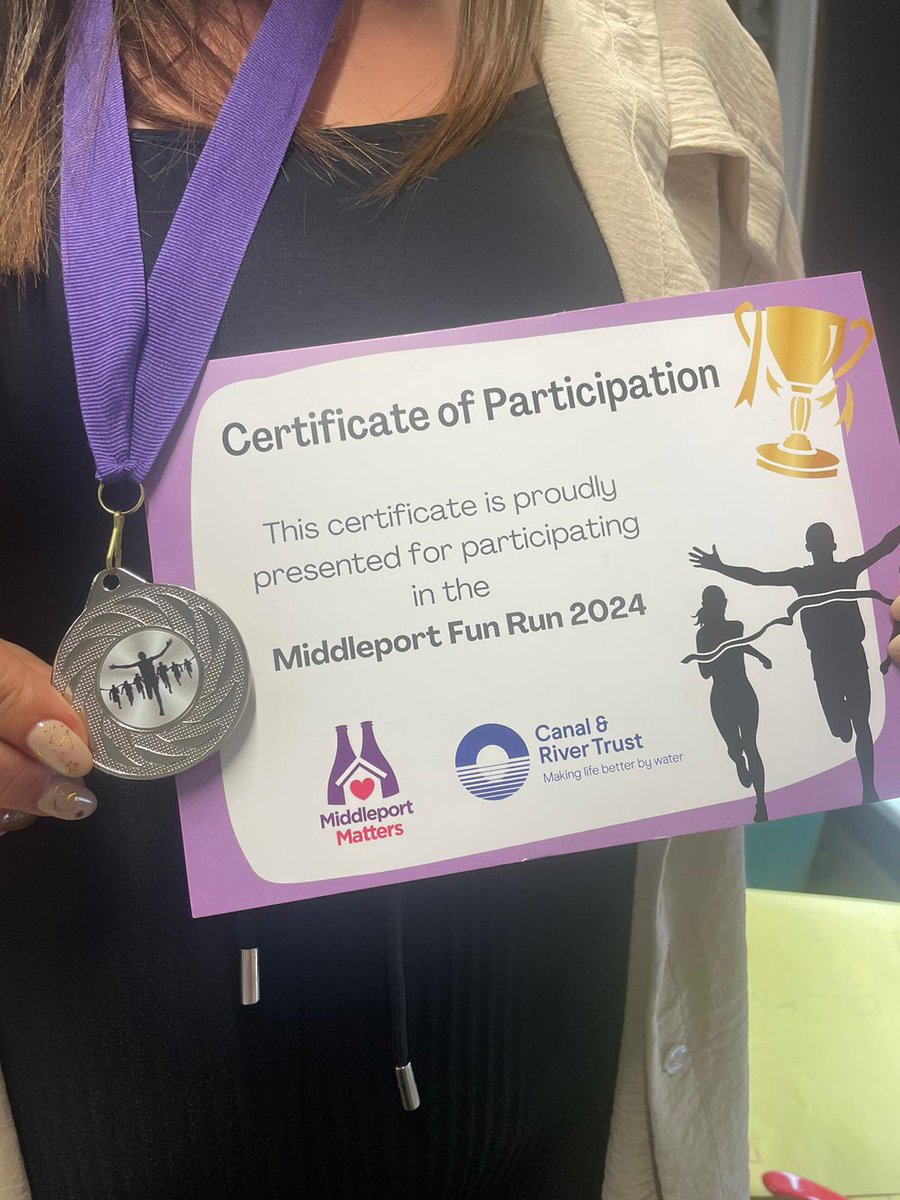 Middleport Matters Community Trust (@middleport_st6) on Twitter photo Book with <a href="/Middleport_ST6/">Middleport Matters Community Trust</a> to join the fun… take part as an individual, with family / friends, or your colleagues!
All participants will receive a medal, certificate and water bottle 🏅 Book with <a href="/Middleport_ST6/">Middleport Matters Community Trust</a> to join the fun… take part as an individual, with family / friends, or your colleagues!
All participants will receive a medal, certificate and water bottle 🏅