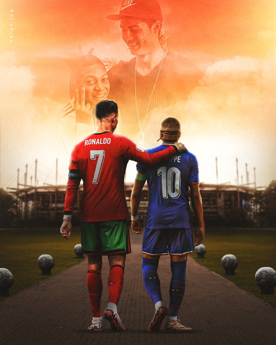 elite_livin's tweet photo. One last time together?🐐🇫🇷🇵🇹 

#CR7 vs. #Mbappe 

#EURO2024  | #smsports | #PORFRA https://t.co/MmISk2v6DD