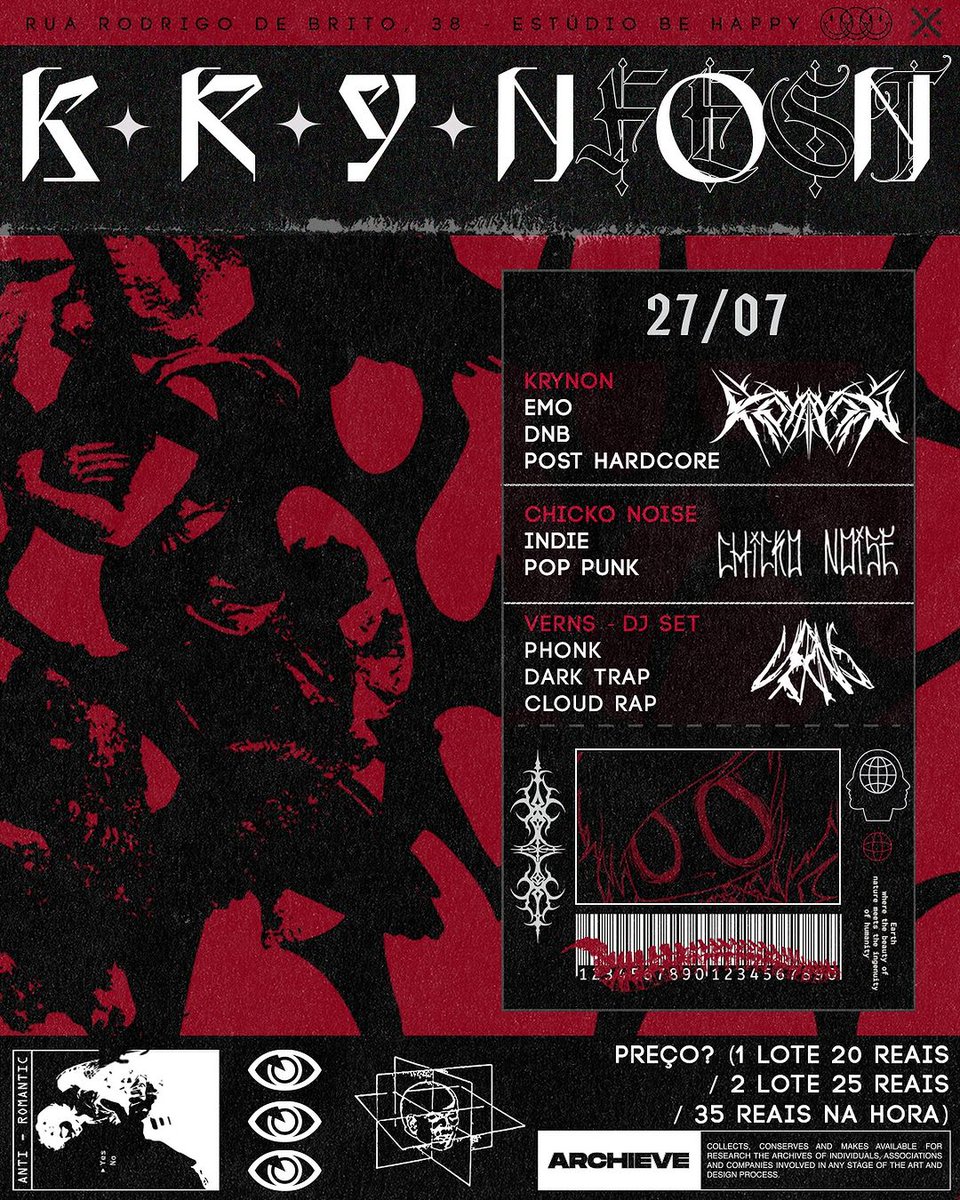 No dia 27 de julho no Rio de Janeiro vai rolar o Krynonfest, com shows de <a href="/krynonfps/">krynon</a> e Chicko Noise e DJ set de Verns! 🔥
