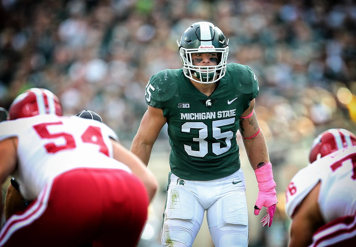 Spartan_Peezy's tweet photo. #SpartanDawg of the day:

LB Joe Bachie (@JoeBach35) https://t.co/s2g9cfDg2y