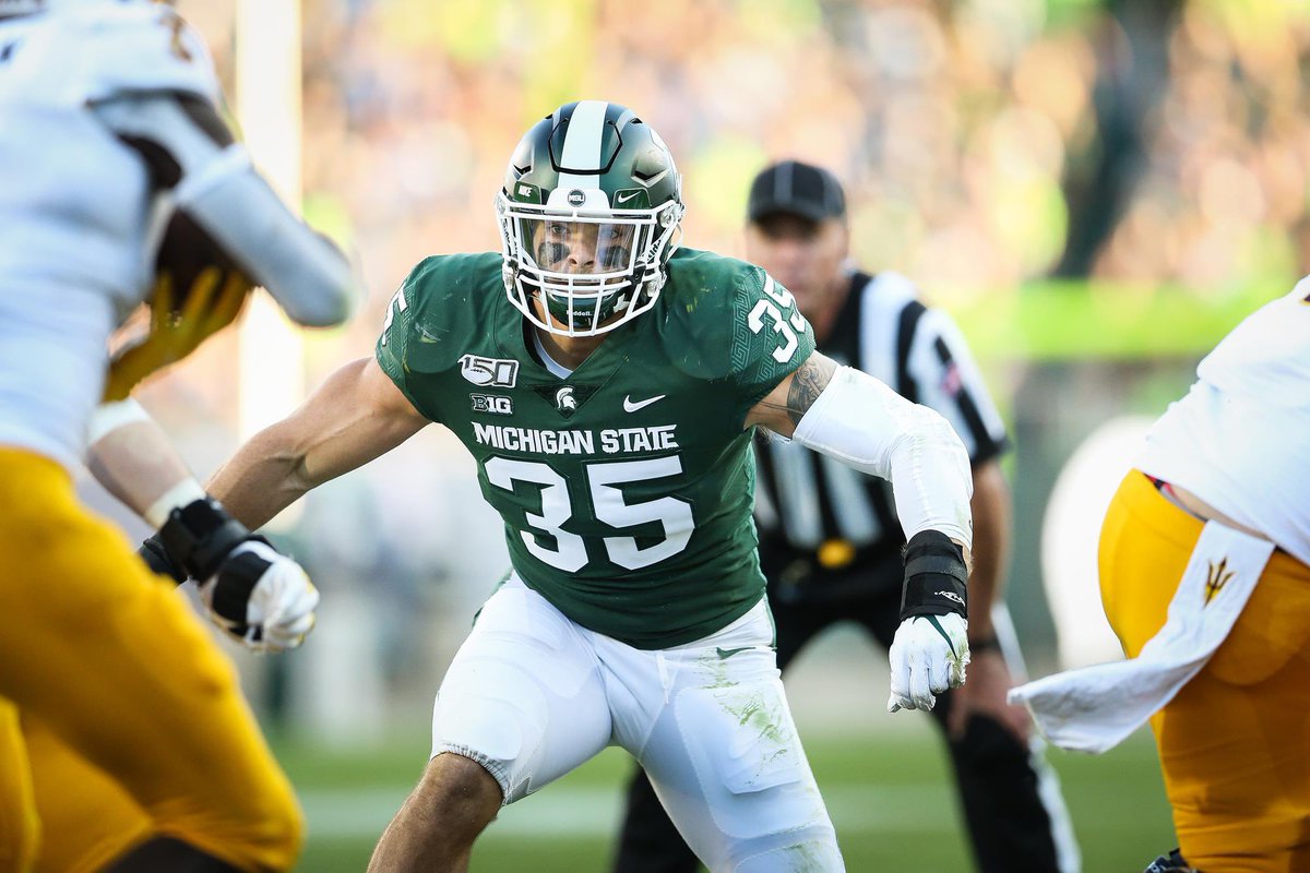 Spartan_Peezy's tweet photo. #SpartanDawg of the day:

LB Joe Bachie (@JoeBach35) https://t.co/s2g9cfDg2y