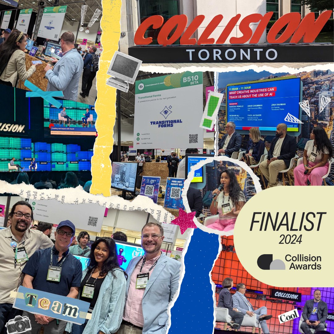 transformsai's tweet photo. Our team had an incredible experience at #CollisionConf Toronto! We were honoured to participate in the Beta program, spending a day showcasing our innovations on the show floor. Our CEO and Co-Founder, Zina Rahman, joined an insightful panel with other industry leaders. https://t.co/zPpCYRqwx6