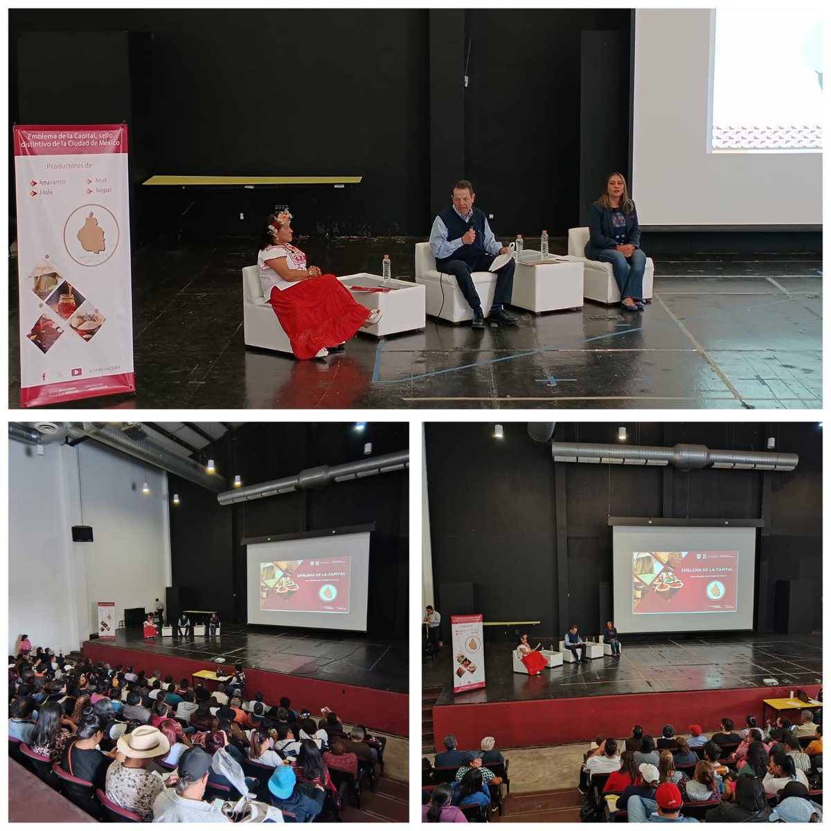 #SEDECO y el <a href="/GobCDMX/">Gobierno de la Ciudad de México</a> impulsan
la economía local de la Ciudad, durante la presentación de la marca #EmblemaDeLaCapital, nuestro Secretario <a href="/FadlalaAkabani/">Fadlala Akabani</a> indicó que esta iniciativa reconoce y apoya a productores de amaranto, miel, mole y nopal de la zona rural de la Ciudad.