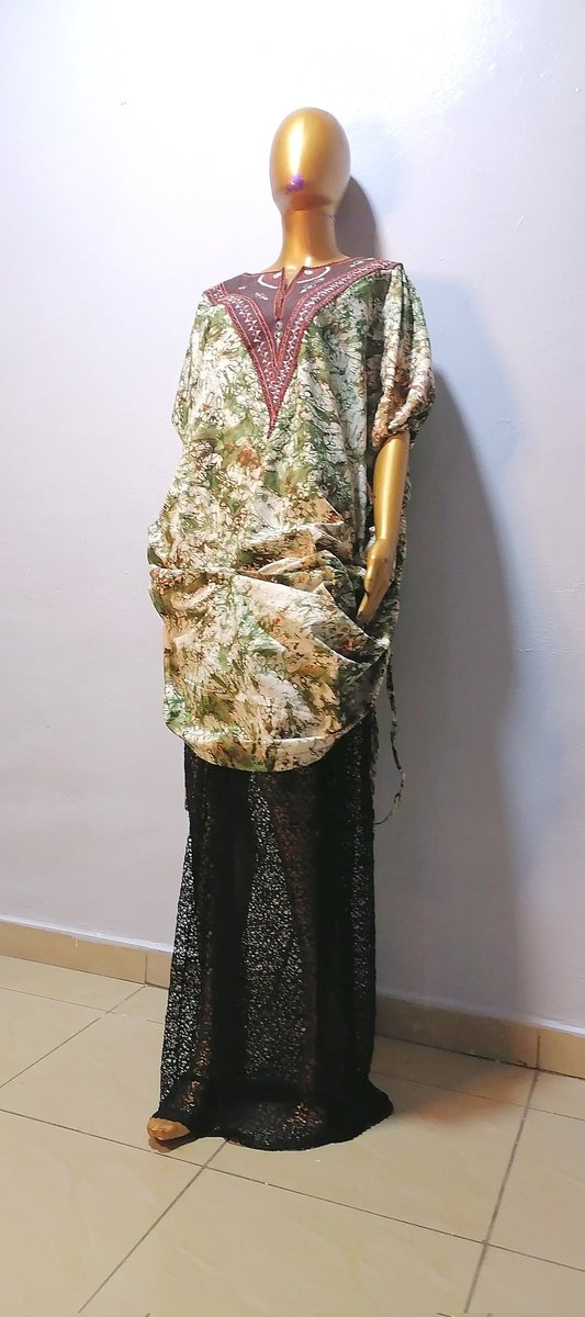 thelmaakanfe's tweet image. #afrocentric

**'Marble Adire Drawstring Boubou ***
Can be styled in different ways. 

-Afroclecticng
08086998625
Lagos
#4thofJuly #African #fashion