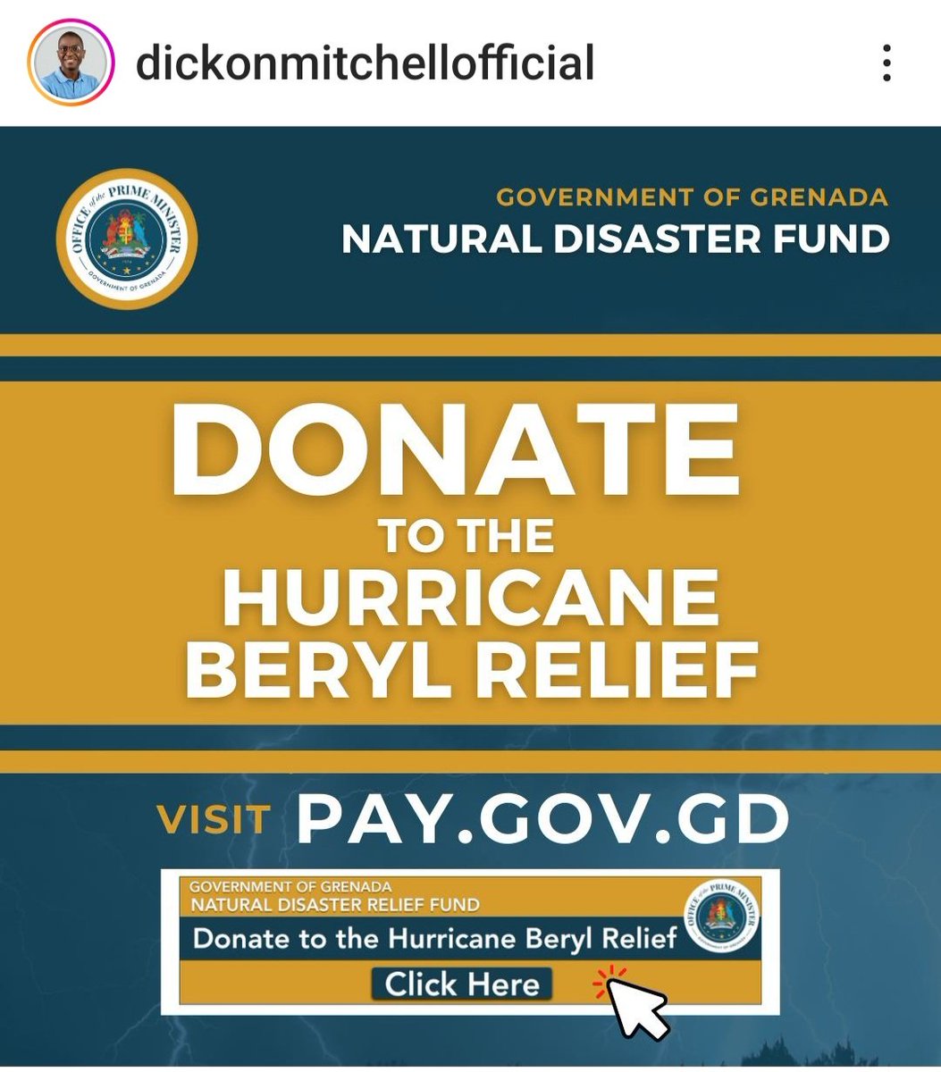 If you are willing and able to support #Carriacou and #petitemartinique...🙏🏾